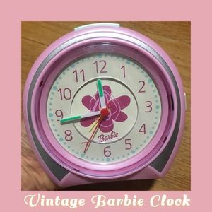 Pink Vintage Barbie Alarm Clock